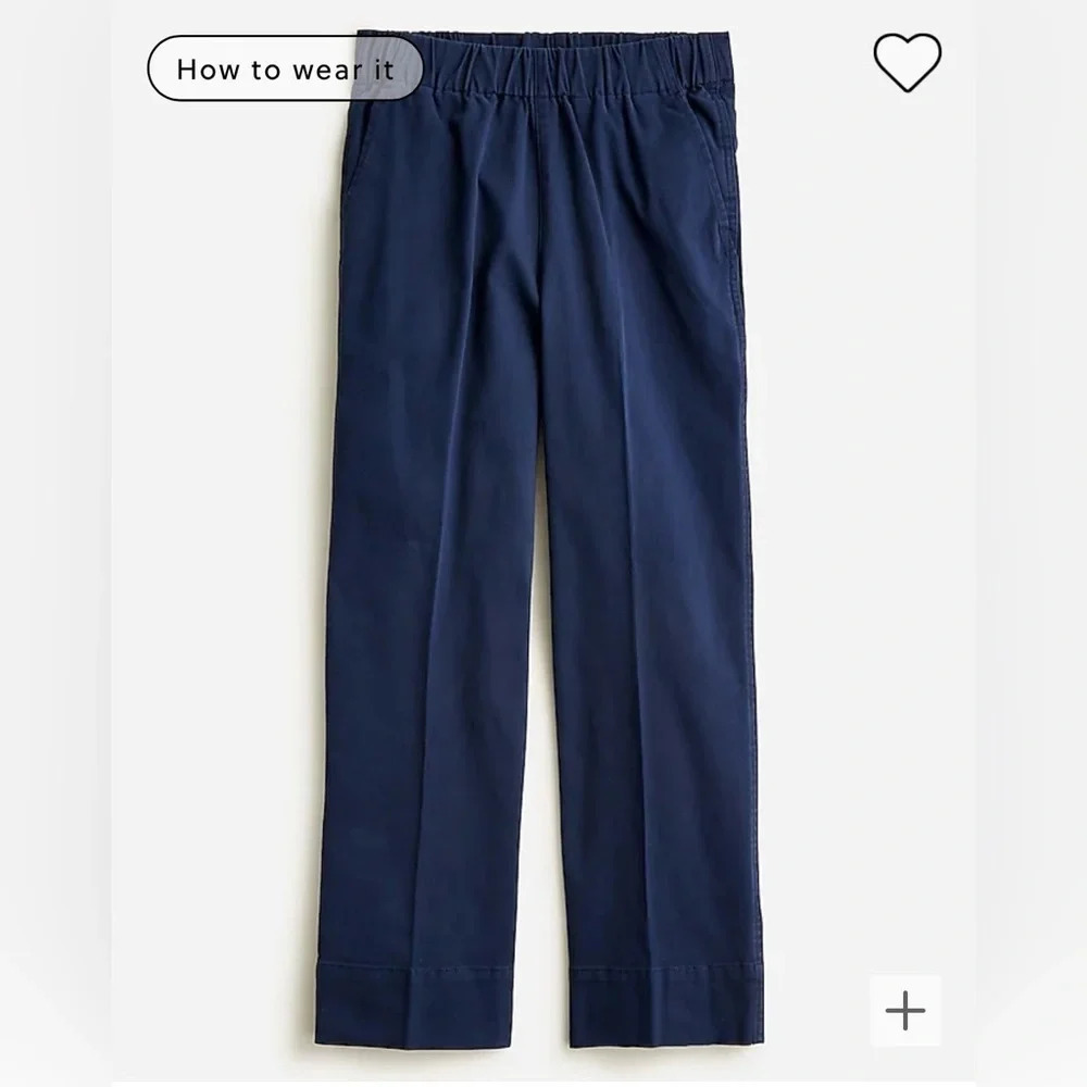 J crew 
Navy chino pants 
Size petite small
Waist 13 1/2”
Inseam 24 1/2”